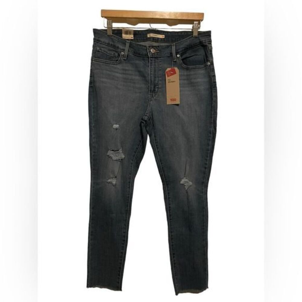 NEW LEVI’S 711 skinny jeans mid rise 14 medium 32 x 30